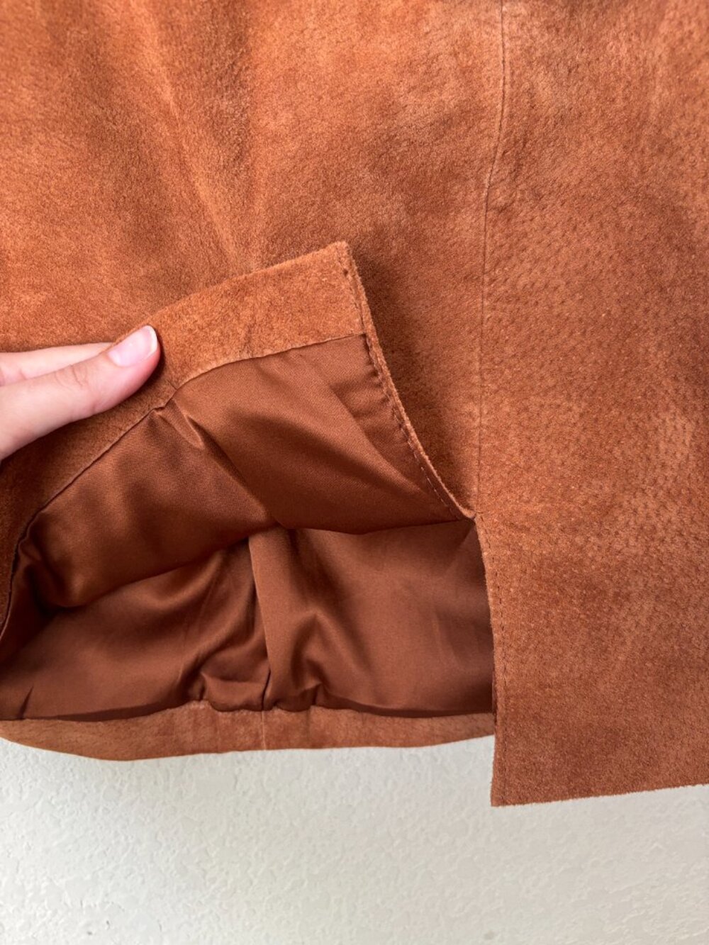 Blank NYC Leather Boho Buckle El Dorado Mini Skirt - Picture 8 of 8